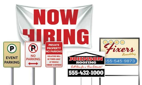 Custom Signs & Banners